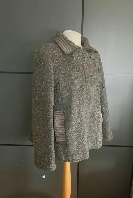 Vintage Clothing | Grey Wool Blend Coat | Y2K | Part Two | Size 10 |Frock 33