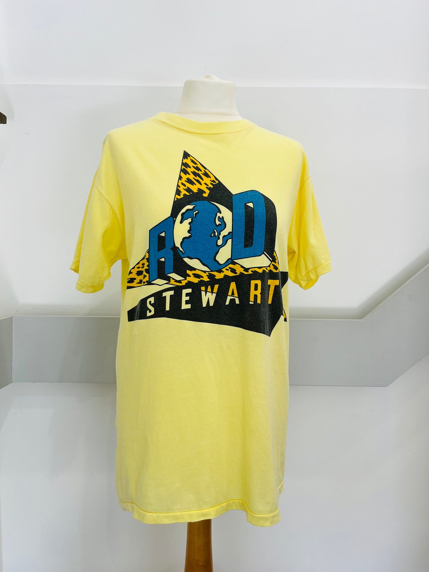 Vintage Dresses | 1970s 1980s Rod Stewart T-shirt UK and European Tour shirt| Frock33